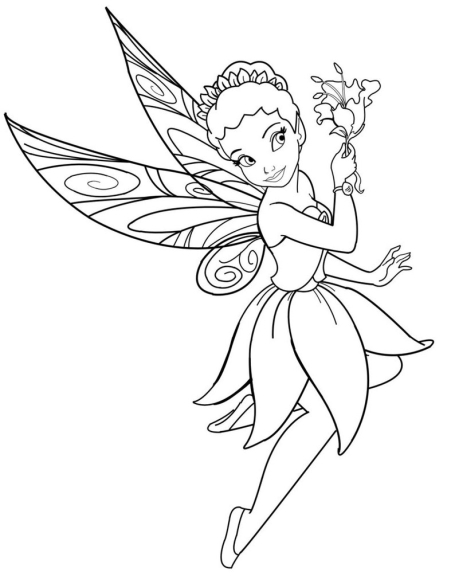 Fairy Iridessa coloring page