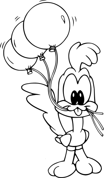 Beep Beep Baby Coloring Page