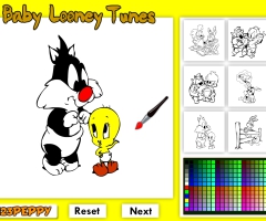 Dessin de Baby sylvestre et titi