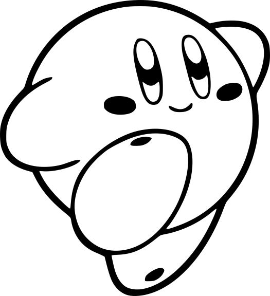 colorear kirby