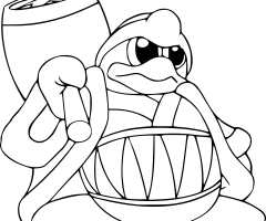 Coloriage Roi Dadidou