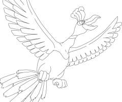 Coloriage Ho-Oh