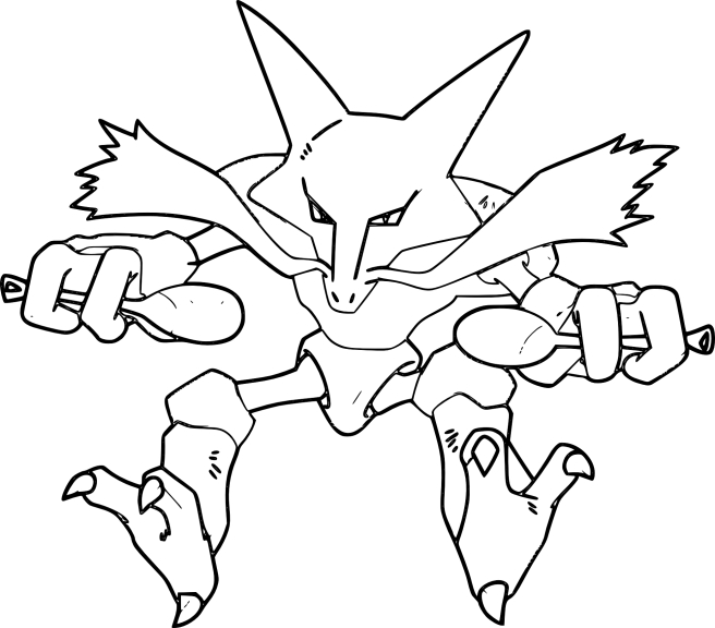 Coloriage Alakazam