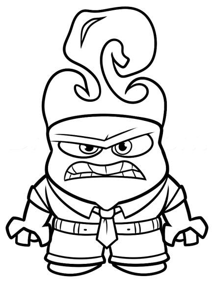 Anger coloring page Vice versa