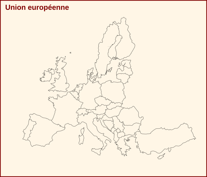 Kort over Europa