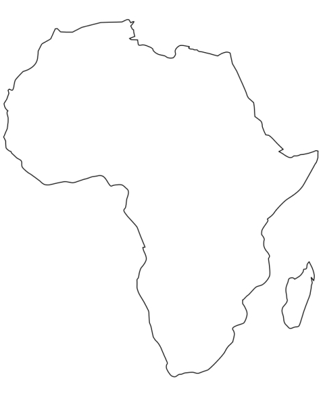 Carte Afrique imprimer