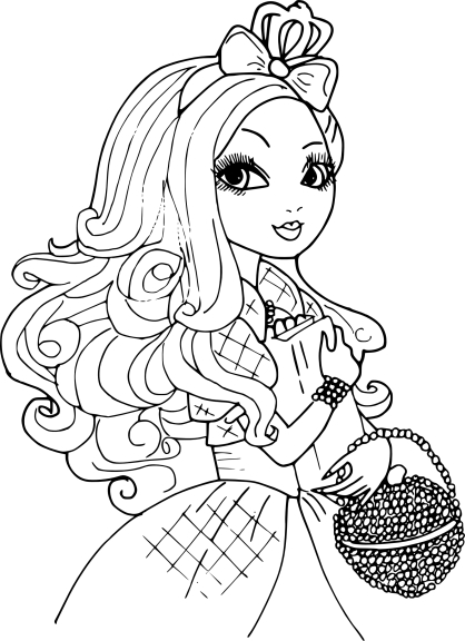 Coloriage Apple White