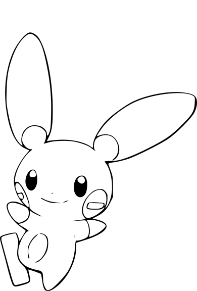 Coloriage Negapi Pokemon