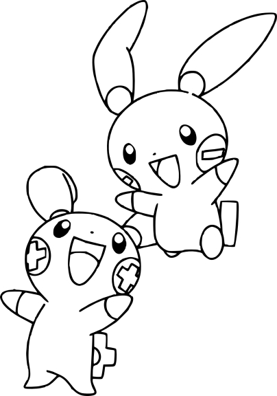 Coloriage Posipi Pokemon