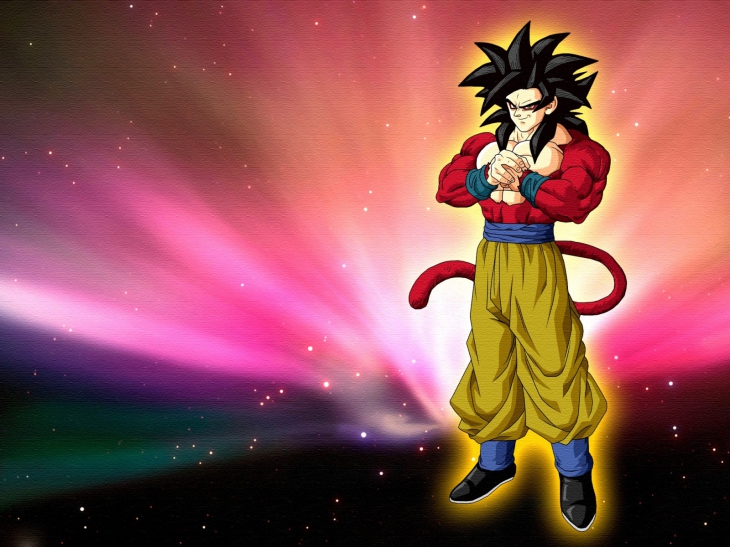 Goku Super Saiyanin 4