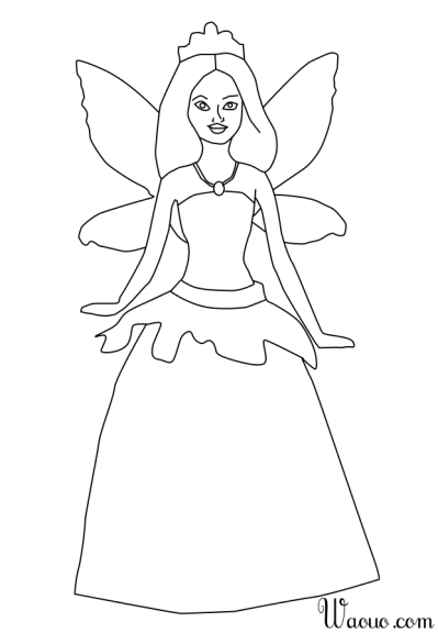 Barbie Mariposa coloriage