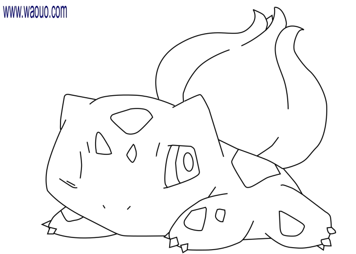 colorear bulbasaur