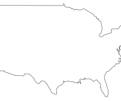 Carte Etats-Unis