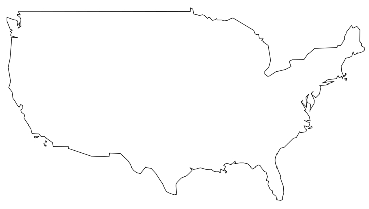 Carte Etats-Unis