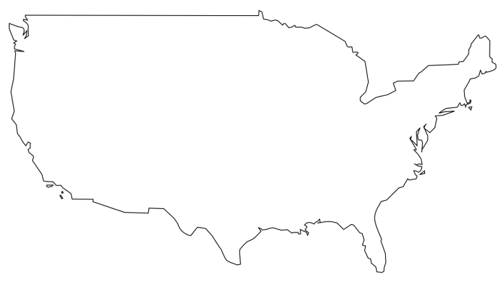 United States map