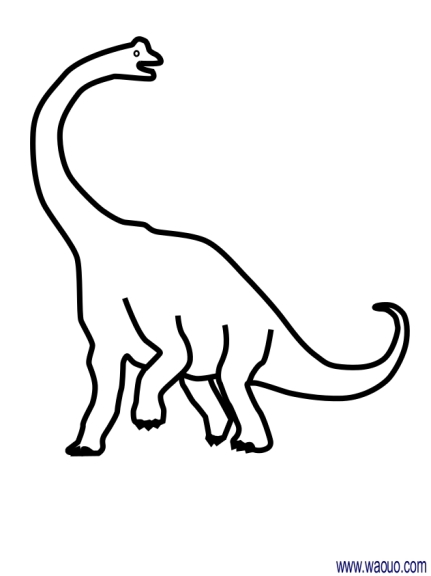 Coloriage Diplodocus