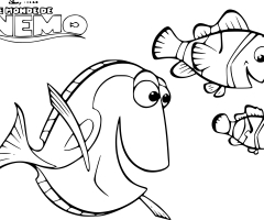 Coloriage Dory
