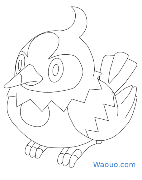 Coloring page Etourmi