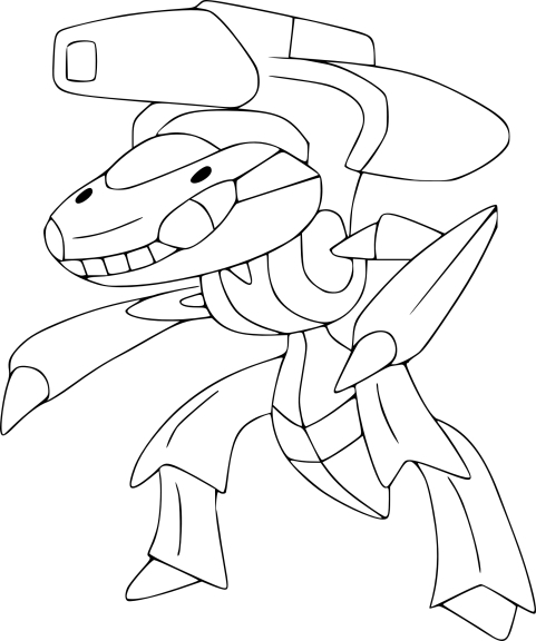 Coloriage Genesect