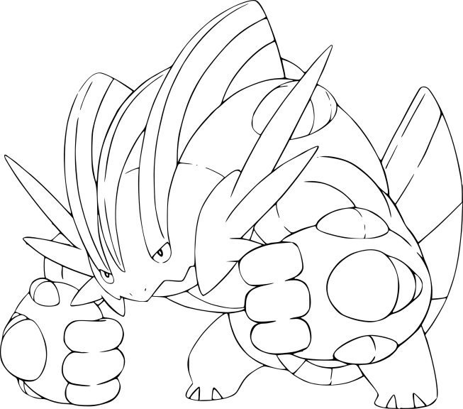 Coloriage Mega-Laggron