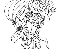 Coloriage Musa Harmonix