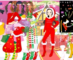 Fille habillage Noel