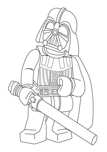 Colorear Darth Vader Lego