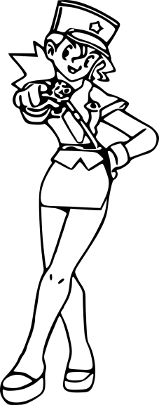 Coloriage Jenny Pokemon