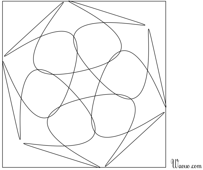 Einfache Mandala-Färbung