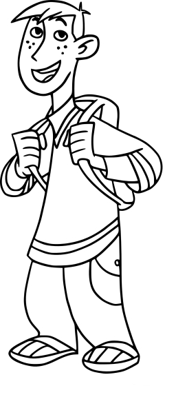 Coloring page Robin Trepide