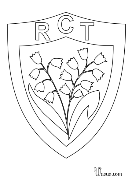 Desenho para colorir Rugby Club Toulonnais