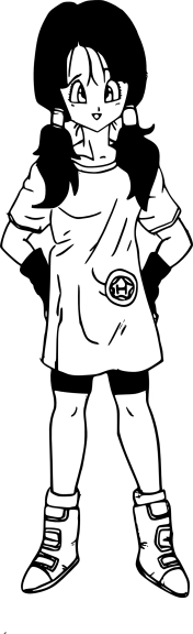 Videl coloring page