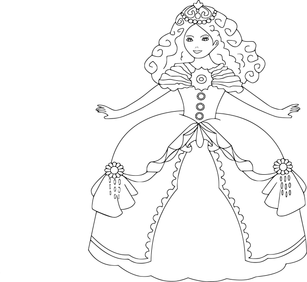 Prinses tekening