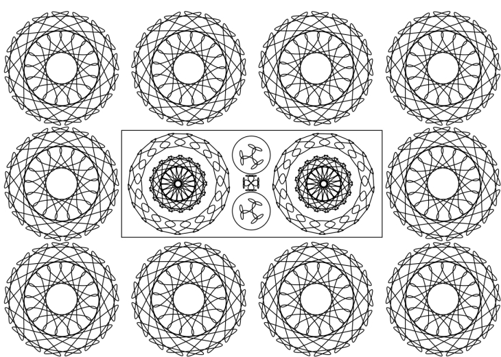 Mandala-Zeichnung