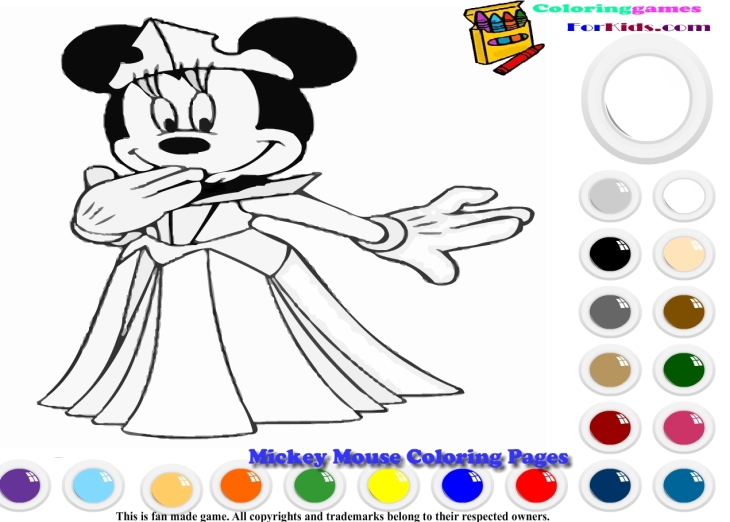 Minnie Mouse coloriage