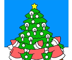Sapin de noel enfants
