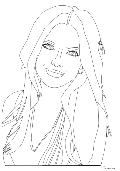 Bella Thorne Coloring Pages 2016