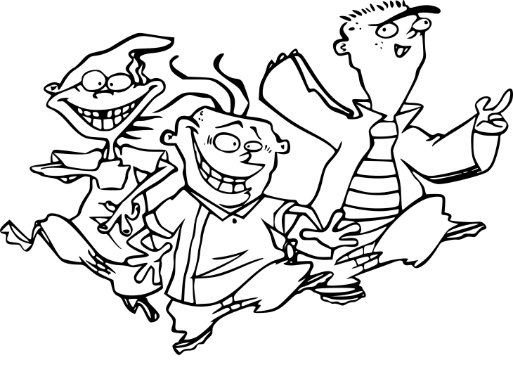 Coloriage Ed Edd et Eddy