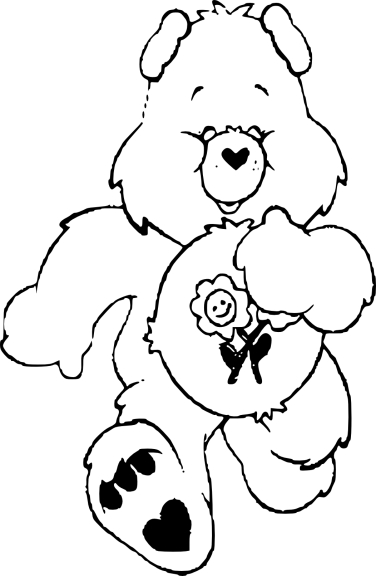 Dibujo para colorear Groscopaína Care Bears