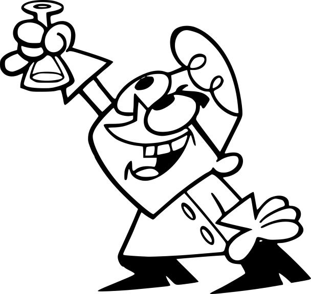 Dexter's laboratory coloring page