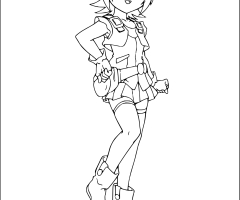 Coloriage Madoka Beyblade