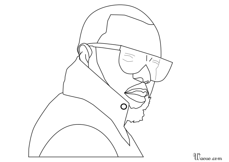 Coloriage Maitre Gims