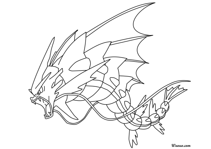 Mega-Leviator coloring page