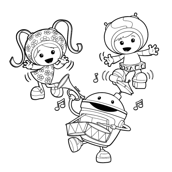 Dibujo de Umizoomi para colorear