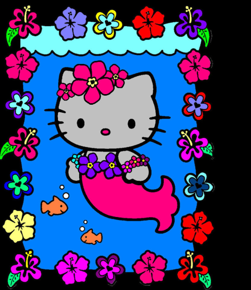 Hello Kitty mermaid