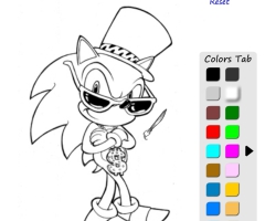 Sonic coloriage