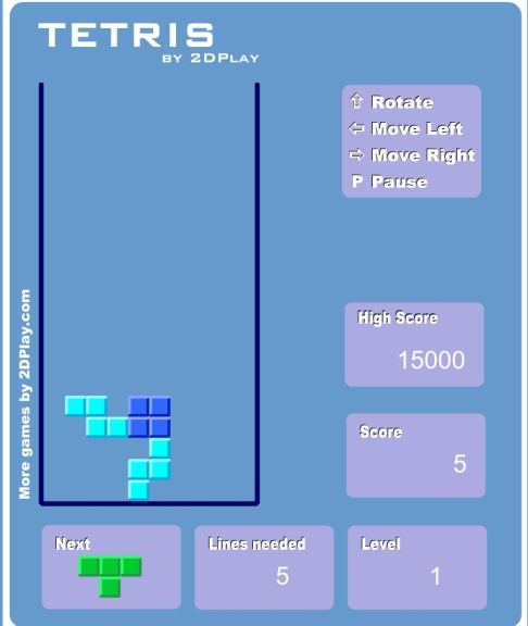 Tetris jeu