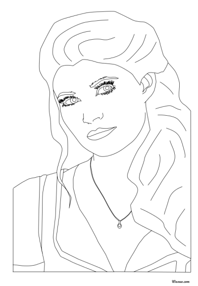 Desenho para colorir Belle OUAT