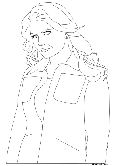 Emma Swan coloring page