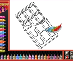 Jeu coloriage chocolat